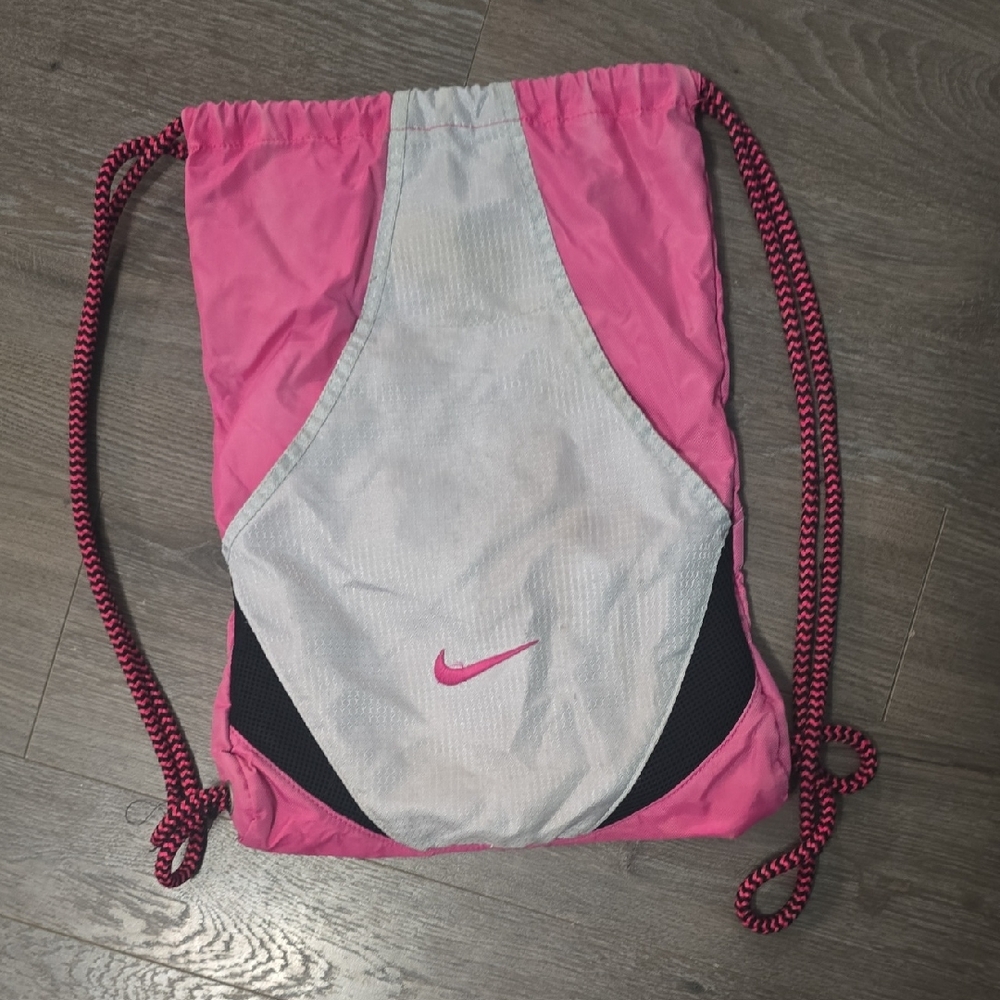 Nike Pink Drawstring Backpack